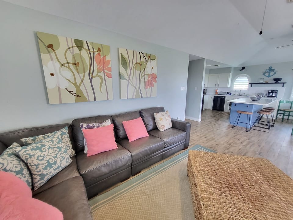 Family room towards kitchen 