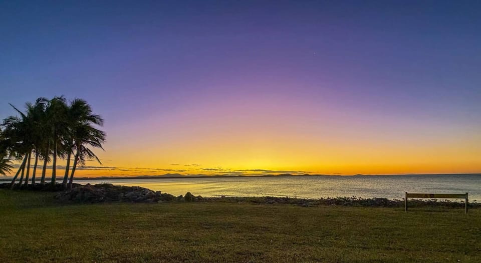 Sunset along the foreshore.