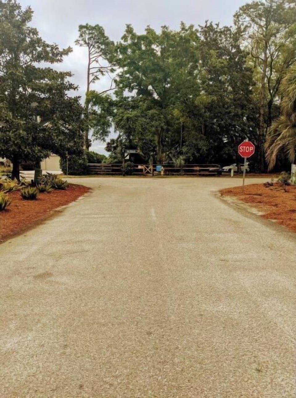The road that leads you to the beach path. Only a 2 block walk to the sand!