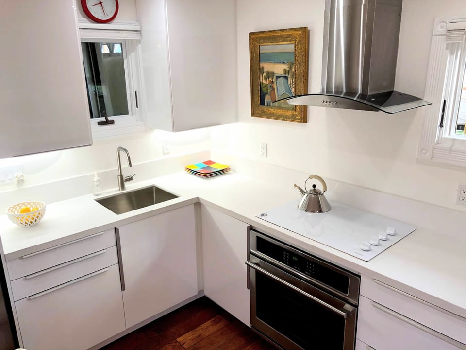 Fully stocked kitchen