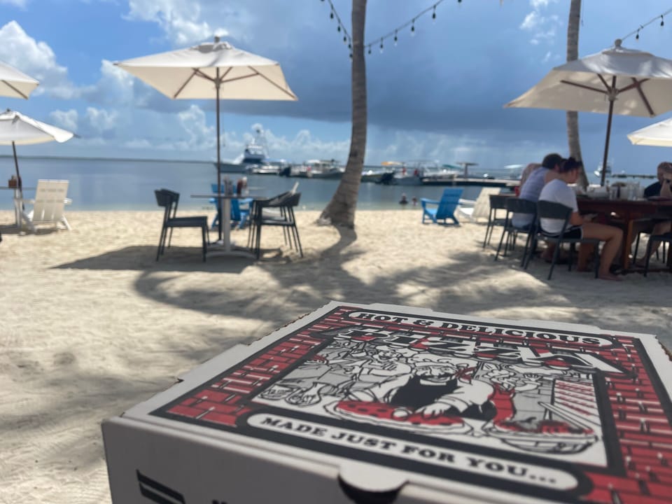 View from Kaibo beach bar just down the beach. www.kaibo.ky