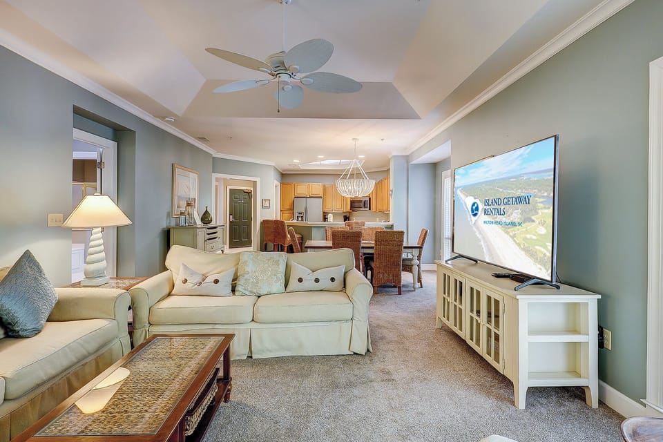 Open floor plan living