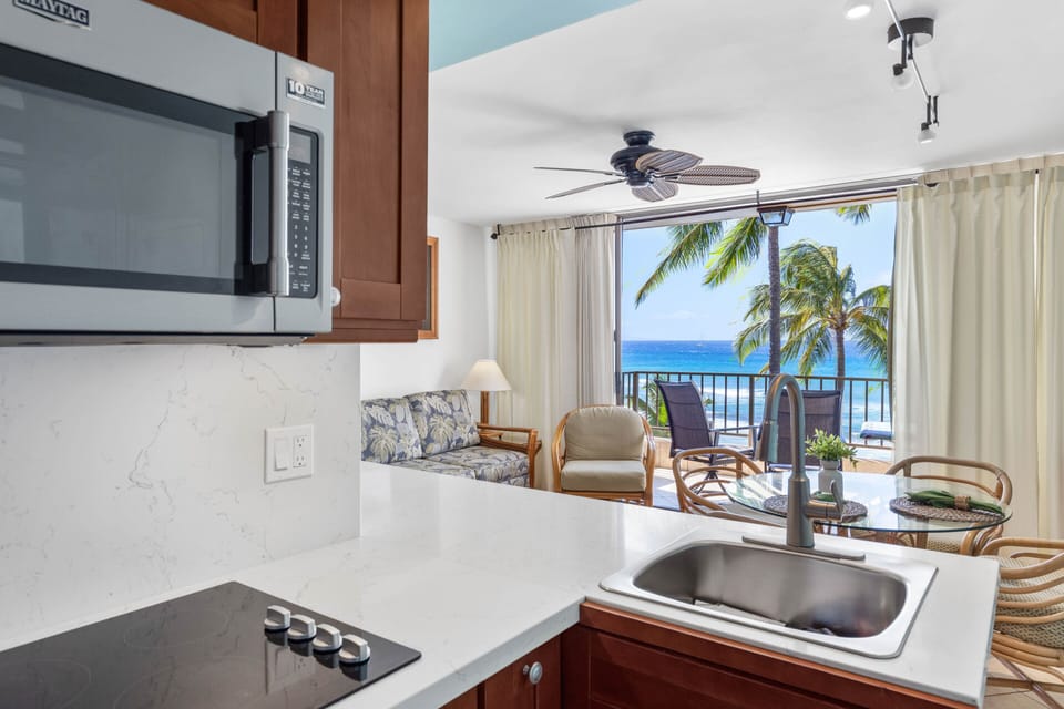 Stainless steel appliances - no oven, toaster oven only