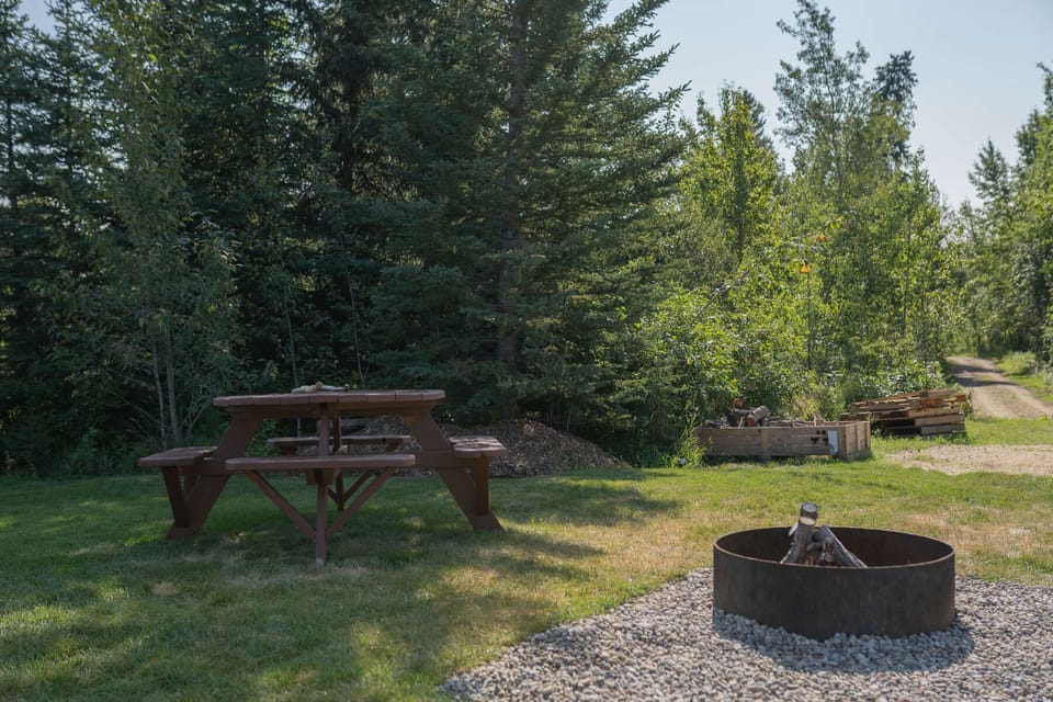 Free fire wood bring your own axe. 
Relax and enjoy! 
