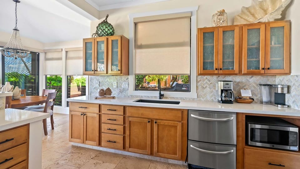 Anahola Beach Hale - Fully Equipped Kitchen - Parrish Kauai