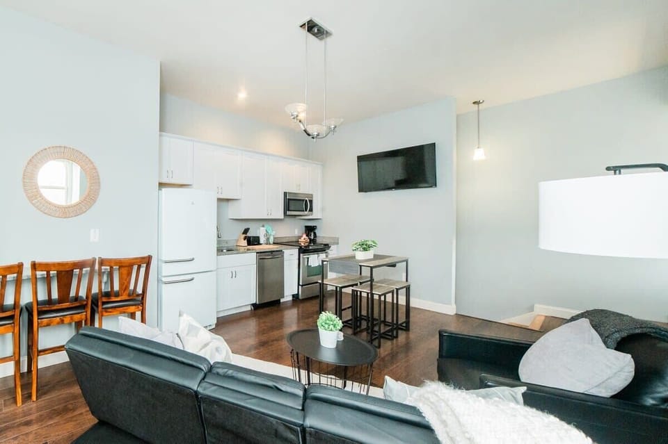 Kitchen and ROKU TV