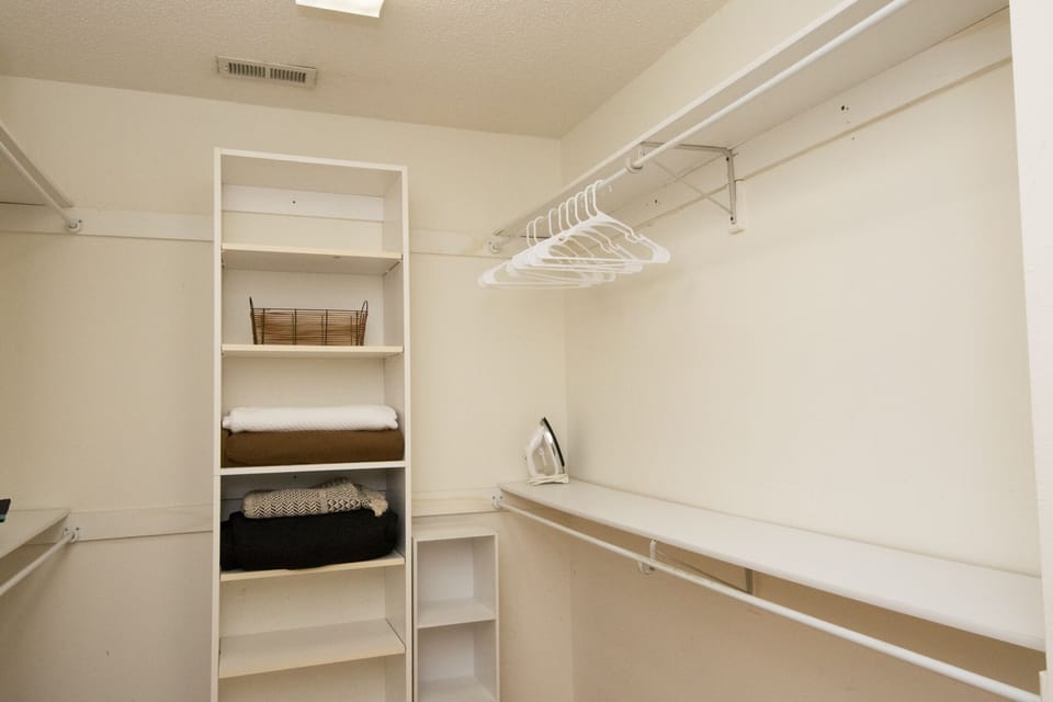 Master walk in closet