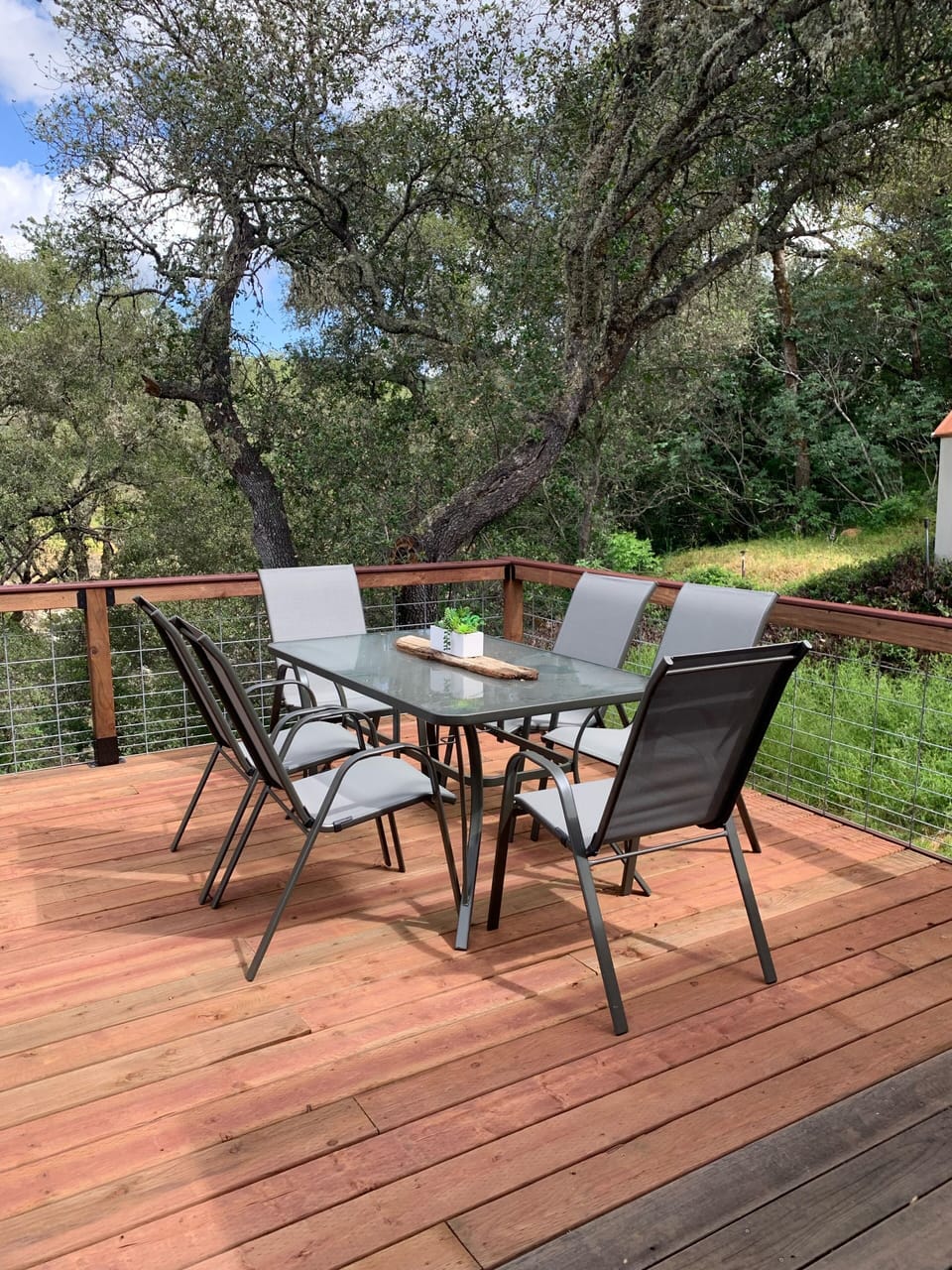 Outdoor dining area