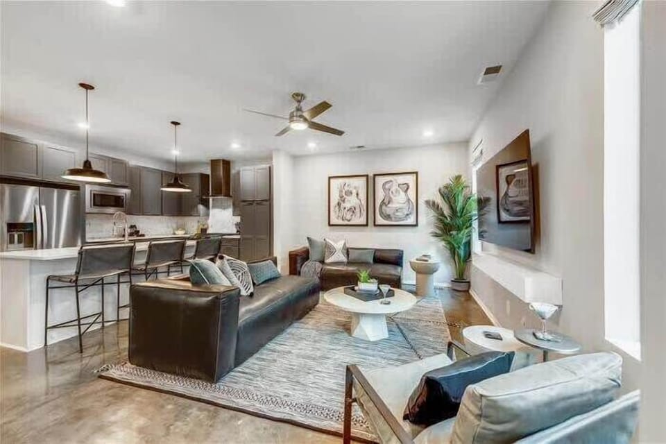 Open concept living area