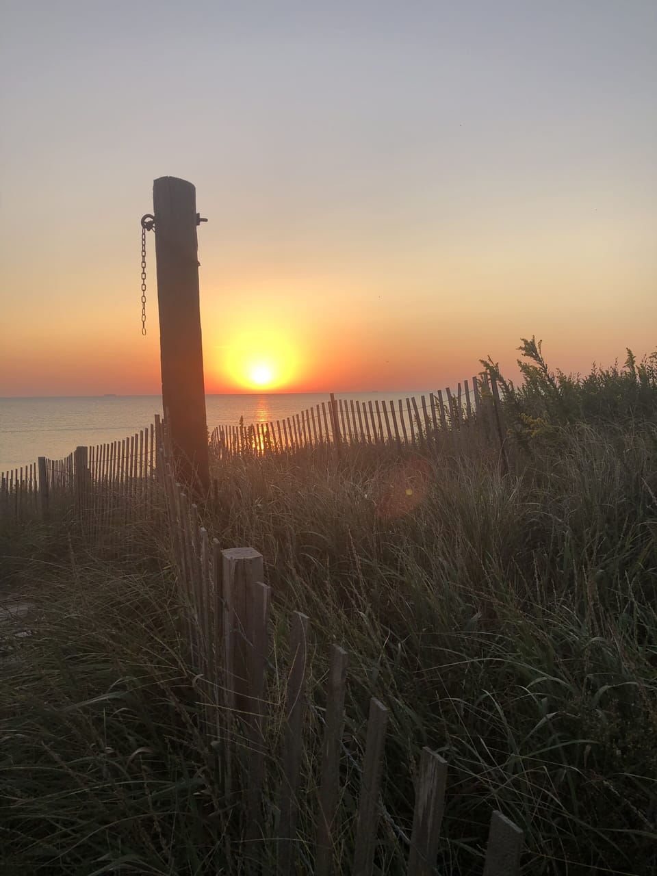 Sunrise over the bay