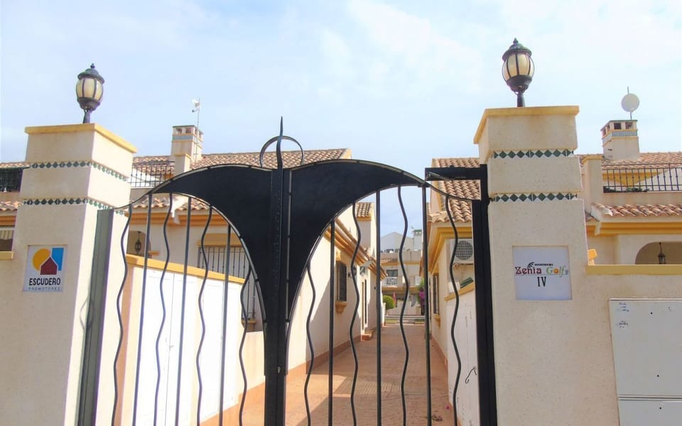 Front gate to community