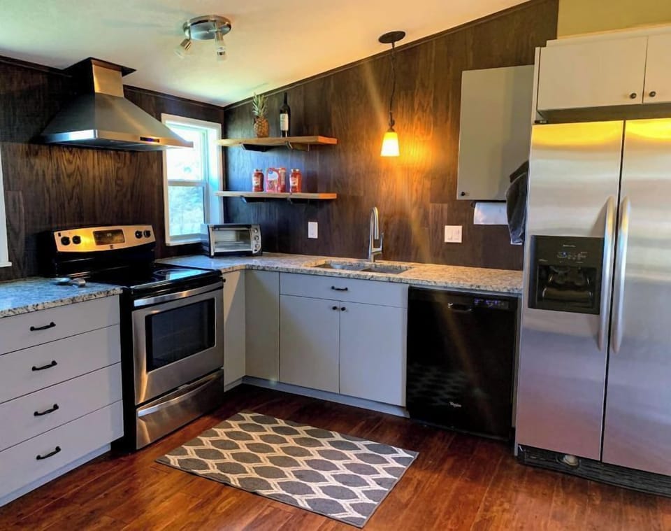 Fully stocked kitchen