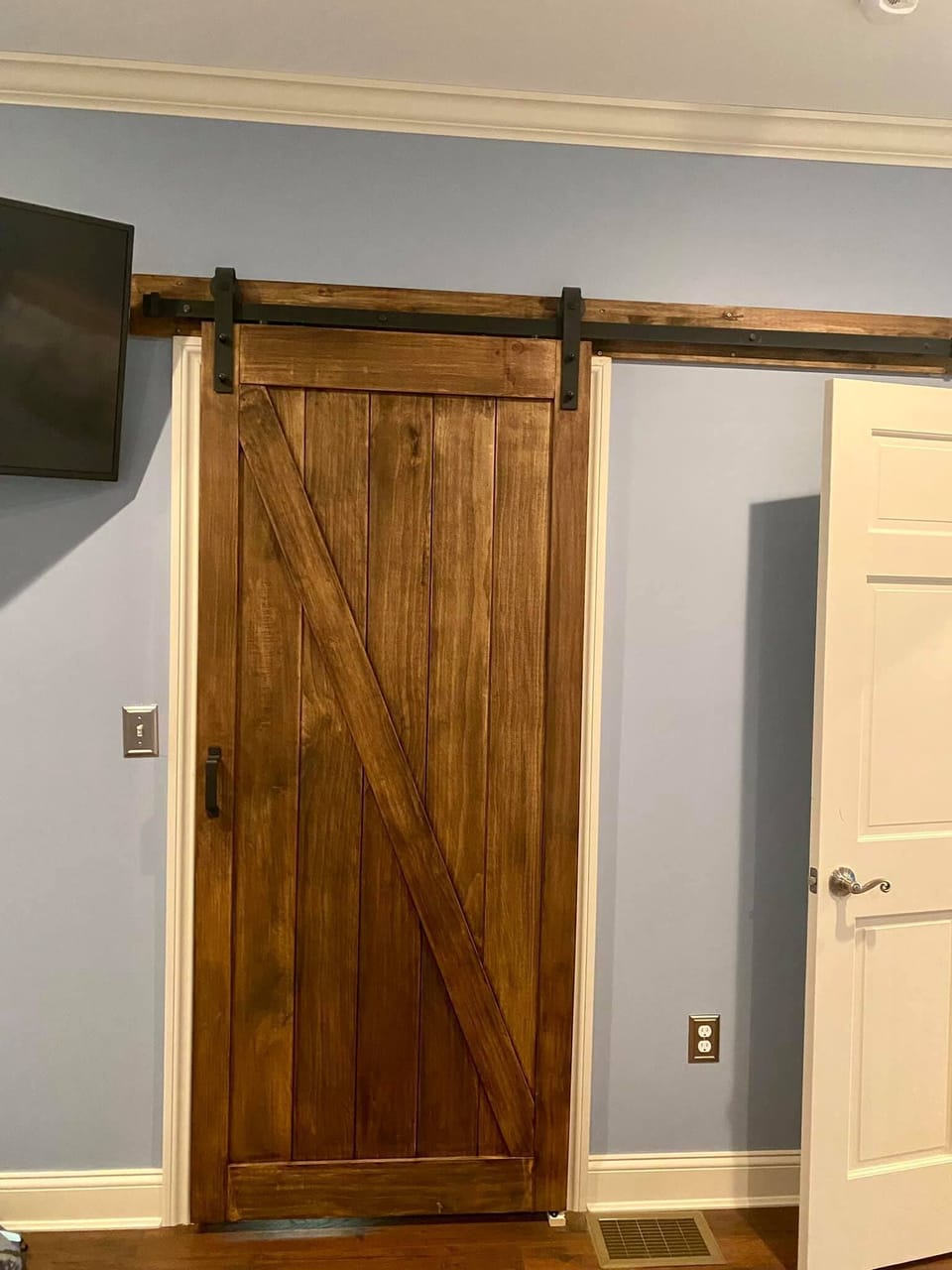 Master bath door