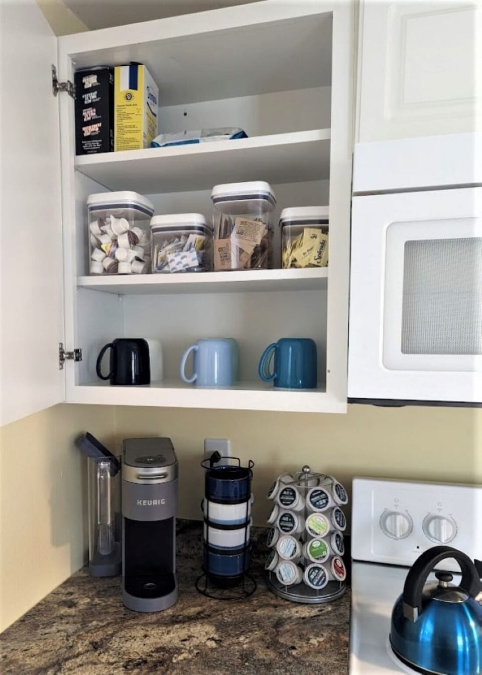 Coffee supplies.