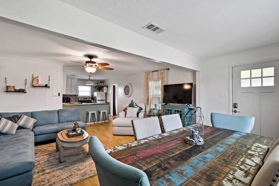 Large smart TV and Alexa for your entertainment