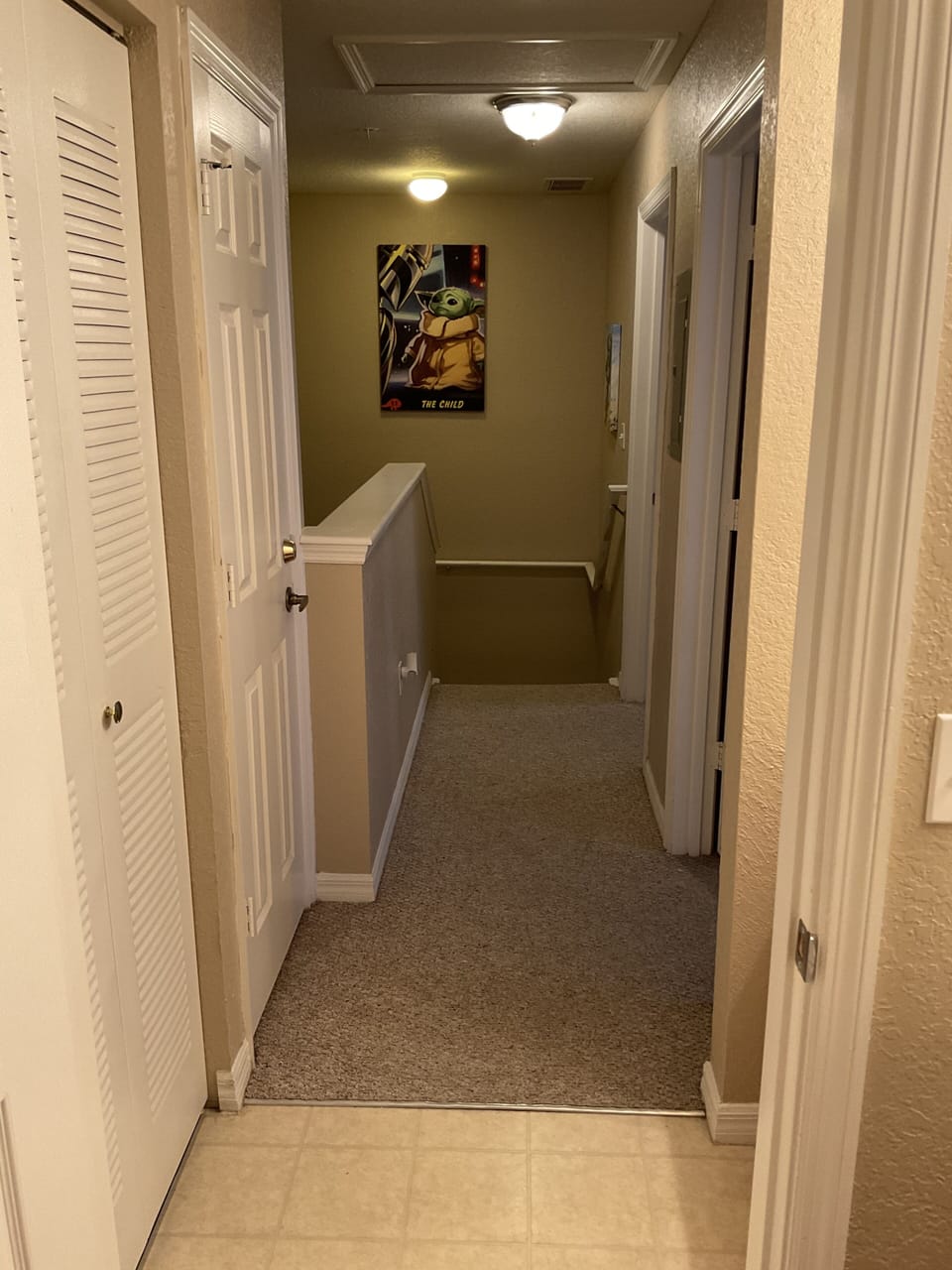 upstairs hallway 
