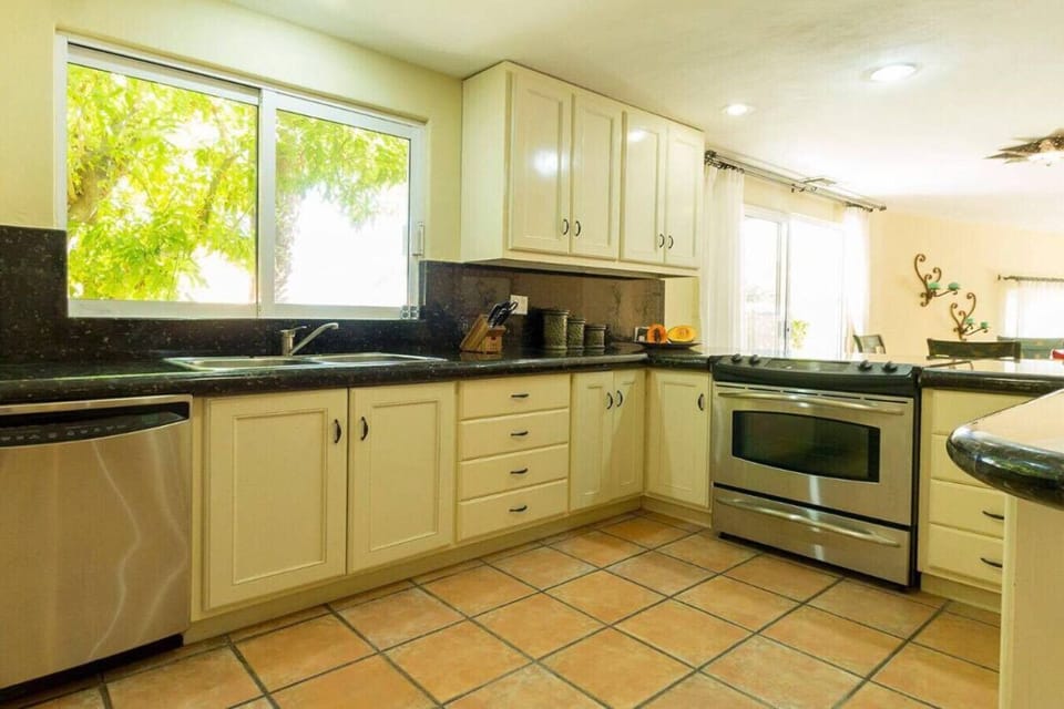 Everything you need to cook your favorite meals in this fully equipped kitchen.