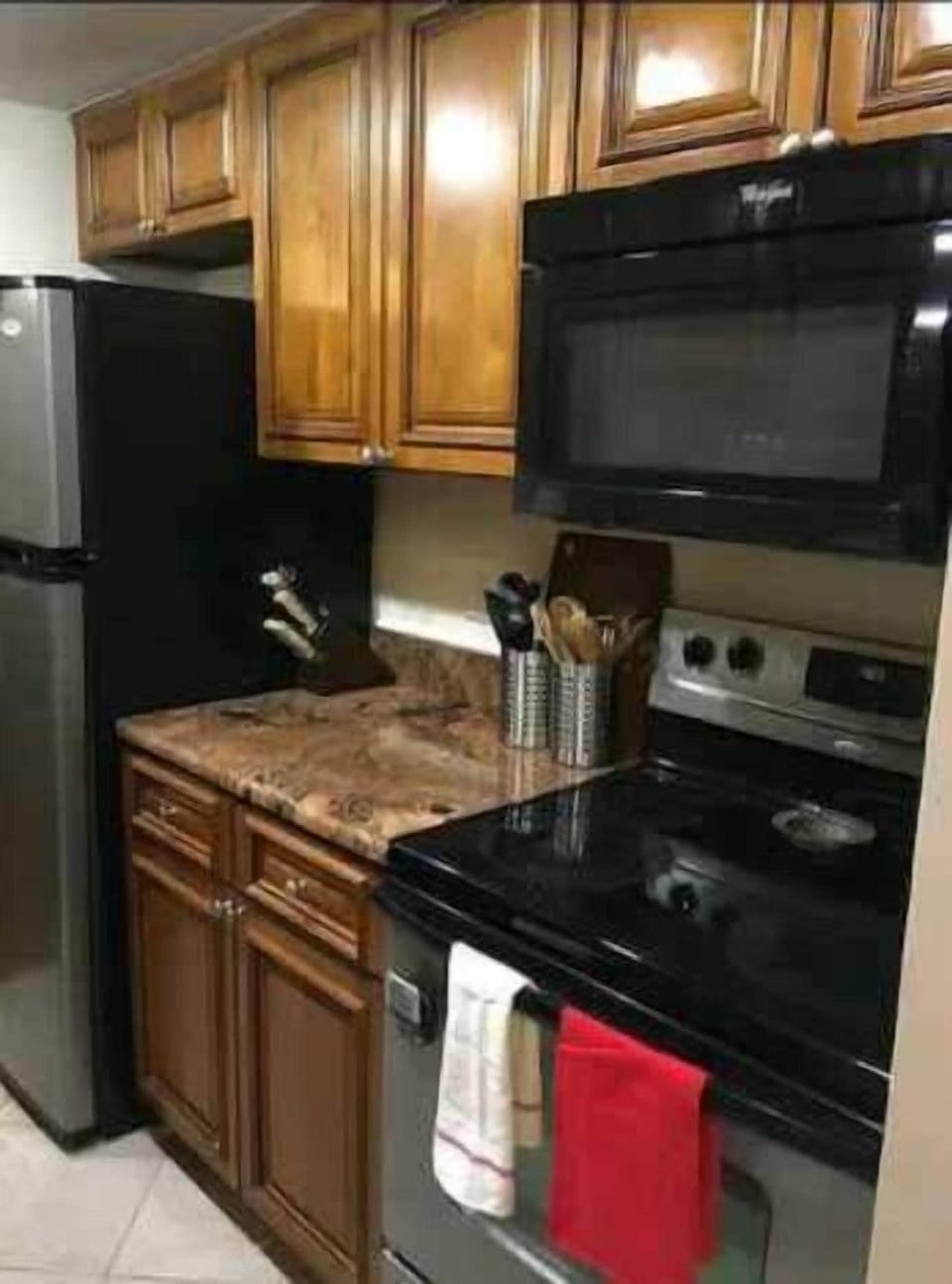 The Kitchen comes stocked with all of the basic amenities needed to prepare meals for you and your guests! 