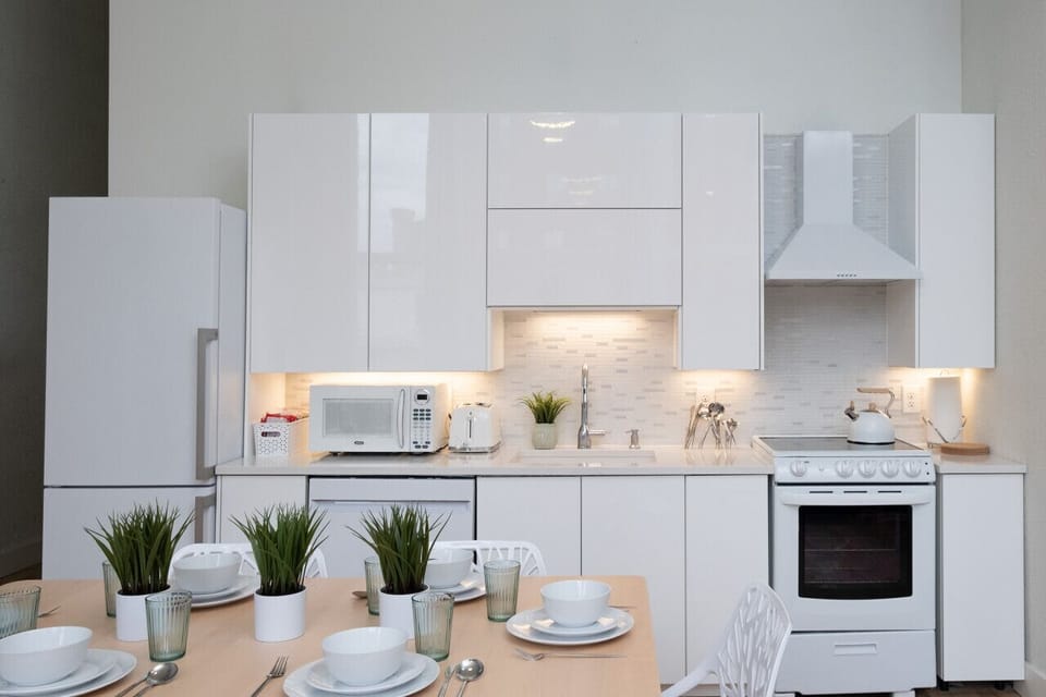 Grand kitchen fully stocked