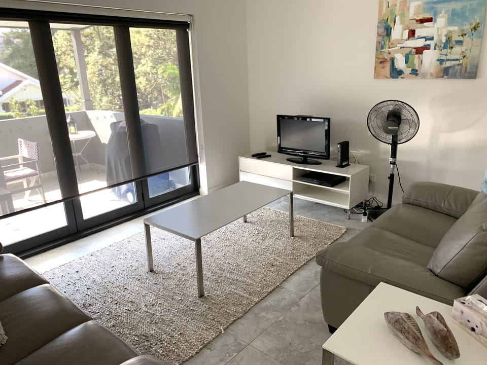 lounge area opening to balcony
