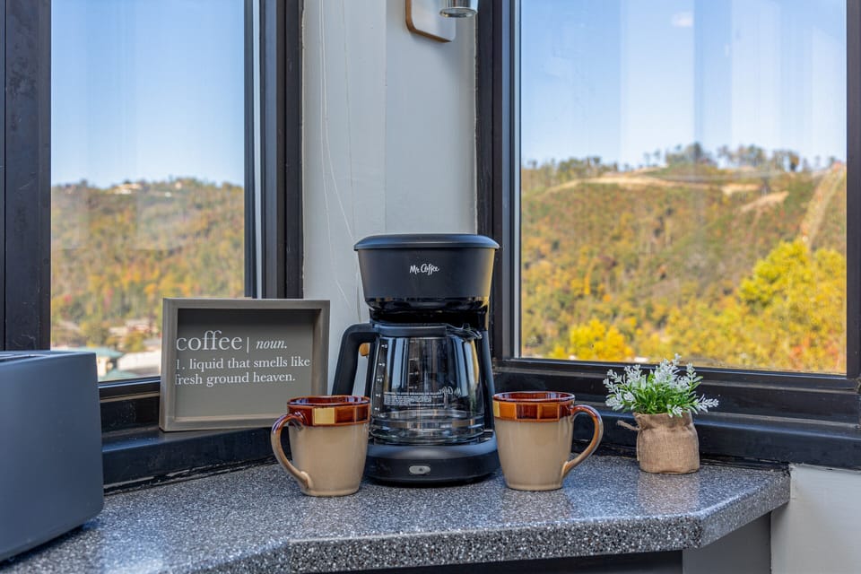 Sip your coffee with this morning view