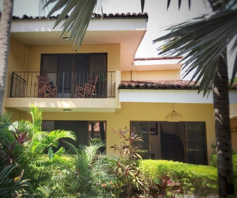Casa Paloma is spacious with a tropical garden and stylish interior. 
