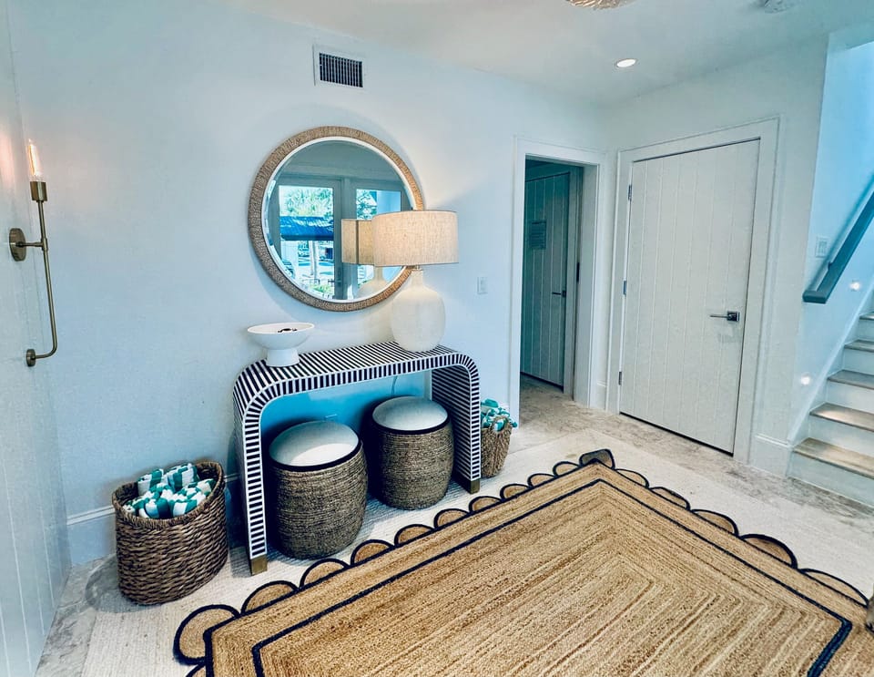 1st level foyer upon entering the house