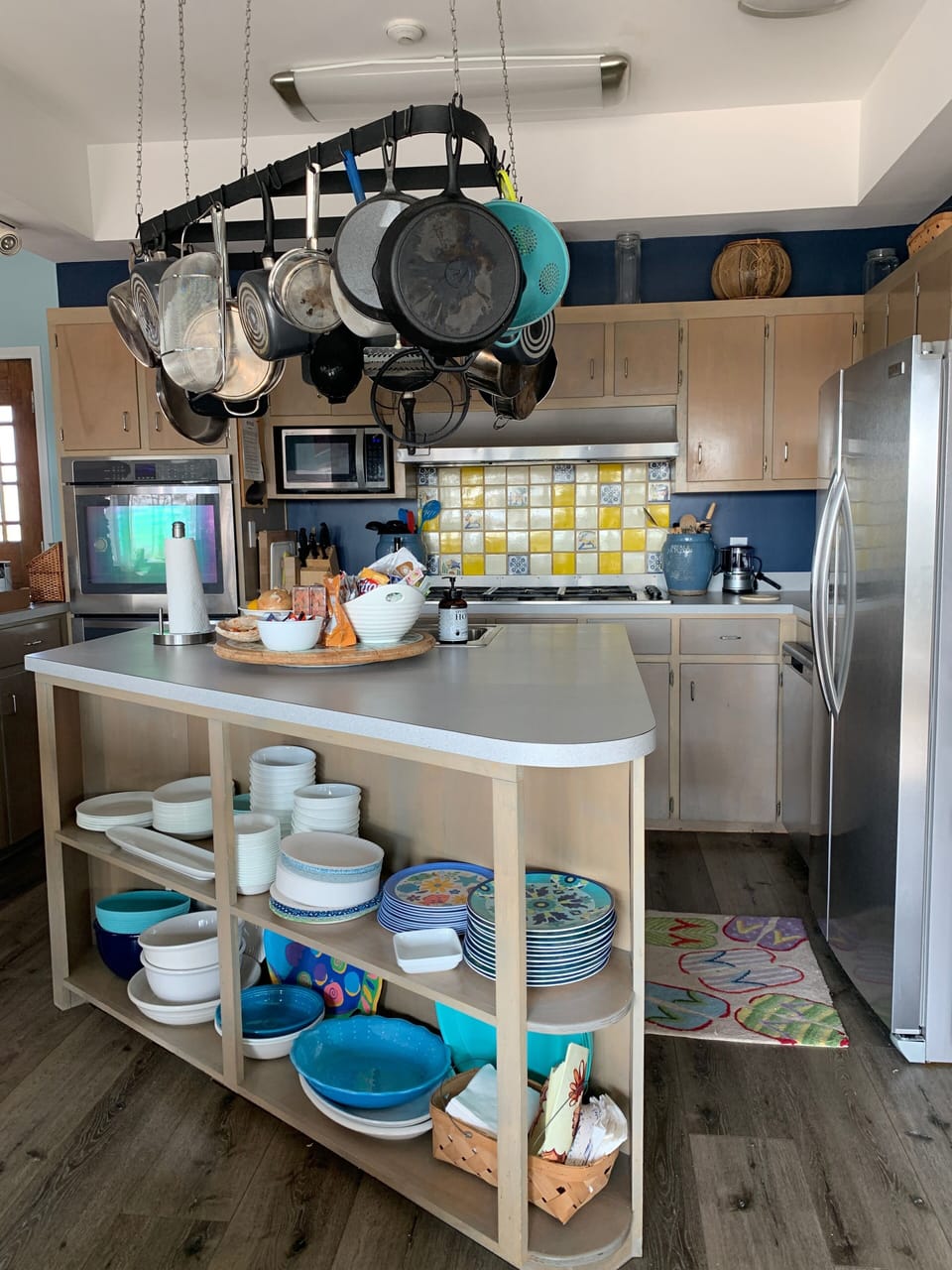 Pots and pans and dishes galore