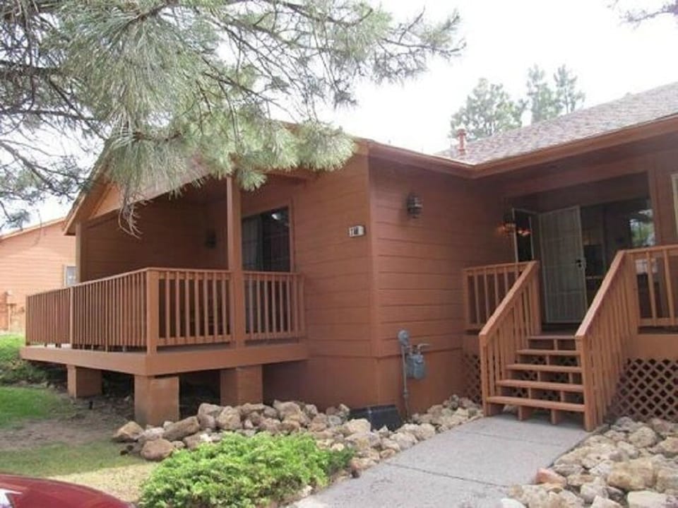 Outside front of unit
