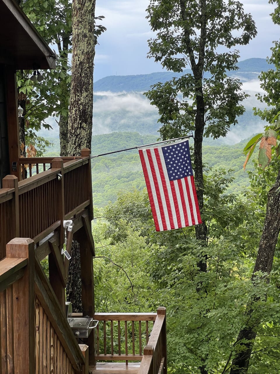 view from side deck