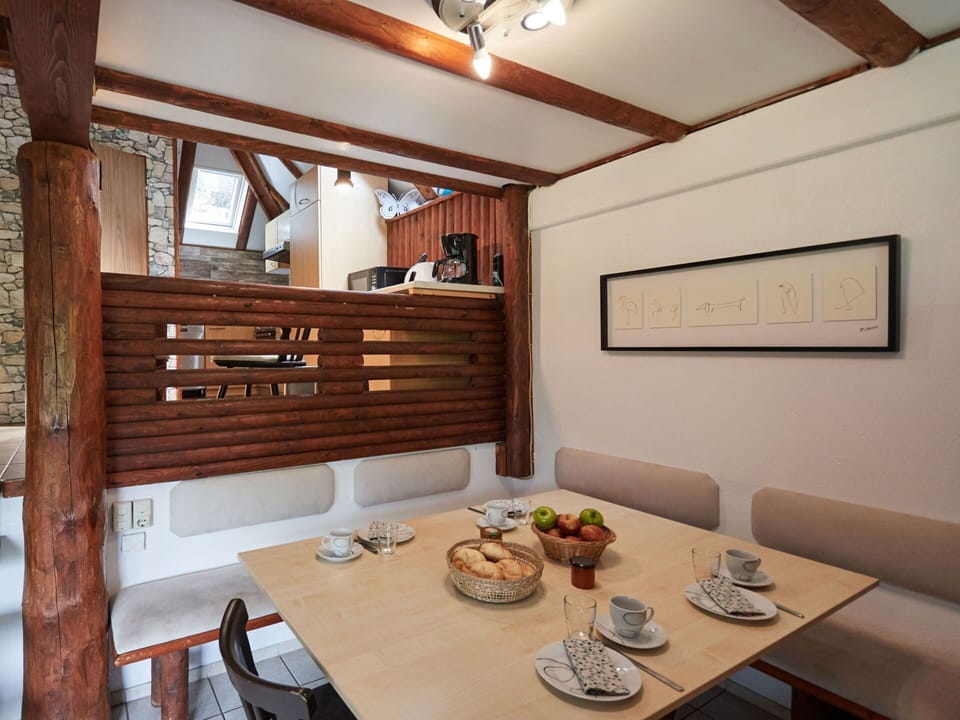 Table, Furniture, Cabinetry, Property, Building, Tableware, Wood, Interior Design, Lighting, Architecture