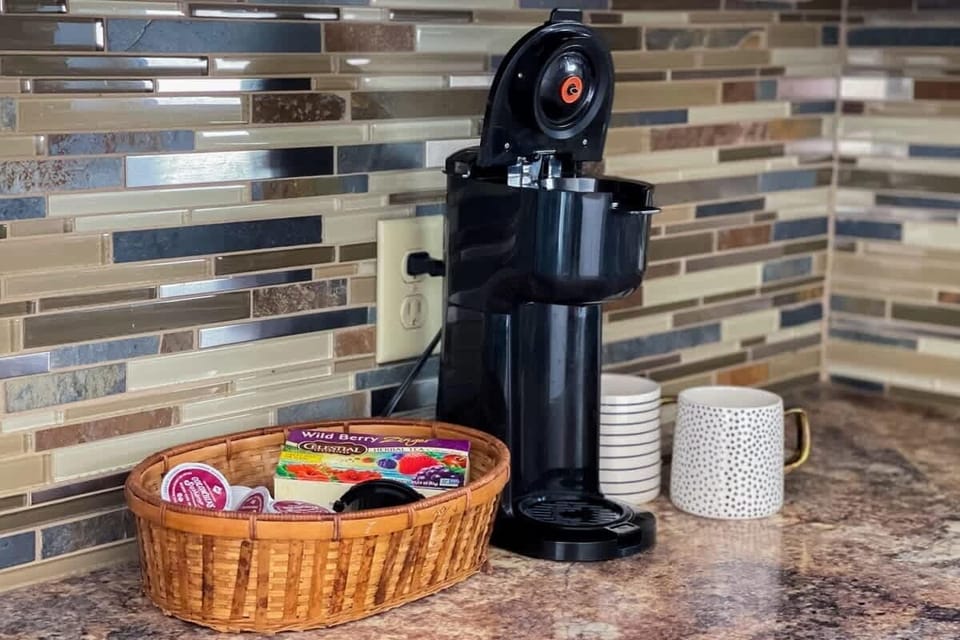 Start your day off with a delicious cup of coffee.