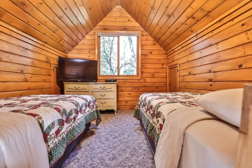 a cozy niche in the loft space