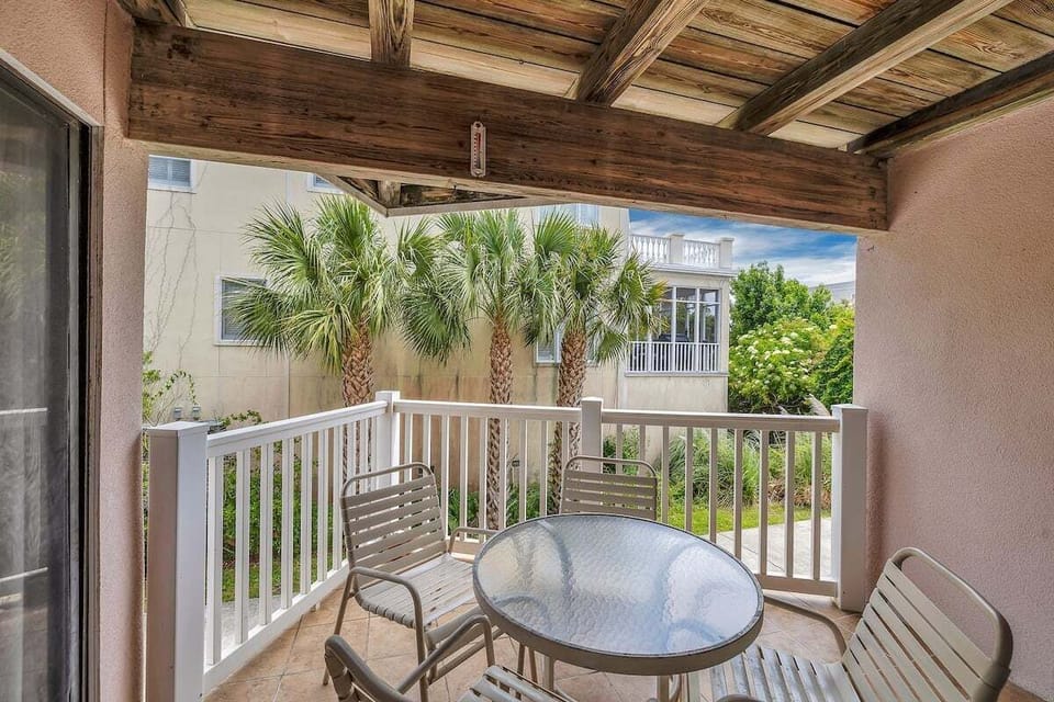 Shipwatch 103 - Private Balcony off of Living room with patio furniture