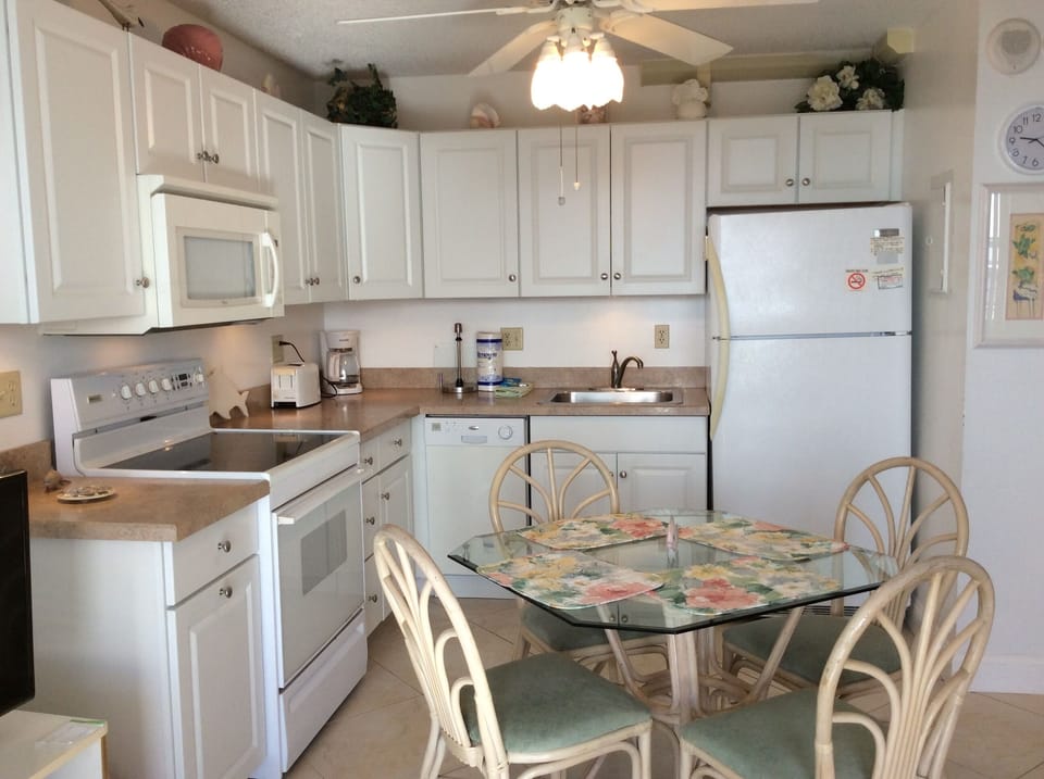 Remodeled and expanded kitchen with dishwasher