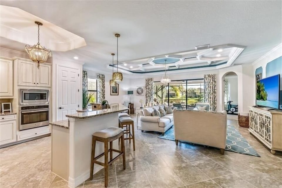 Kitchen & Living Room