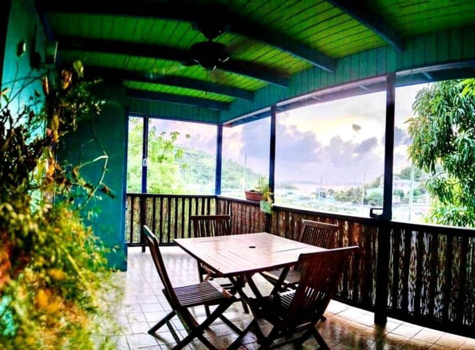 Private Patio with Water View