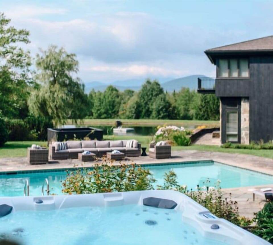 Pool Overlooking Mt. Mansfield