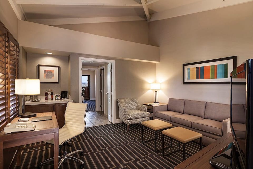 Relax and rejuvenate in the cozy living room.