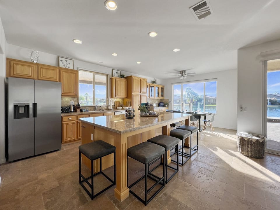 You will love cooking in this kitchen surrounded by beautiful water views