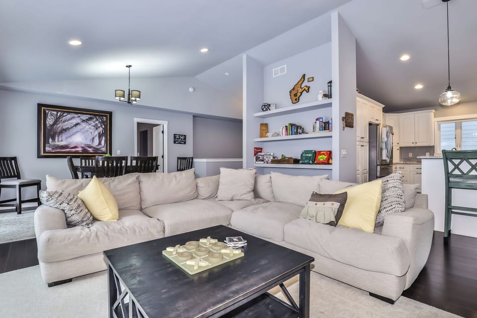 Open Concept Living Room/ Dining / Kitchen 