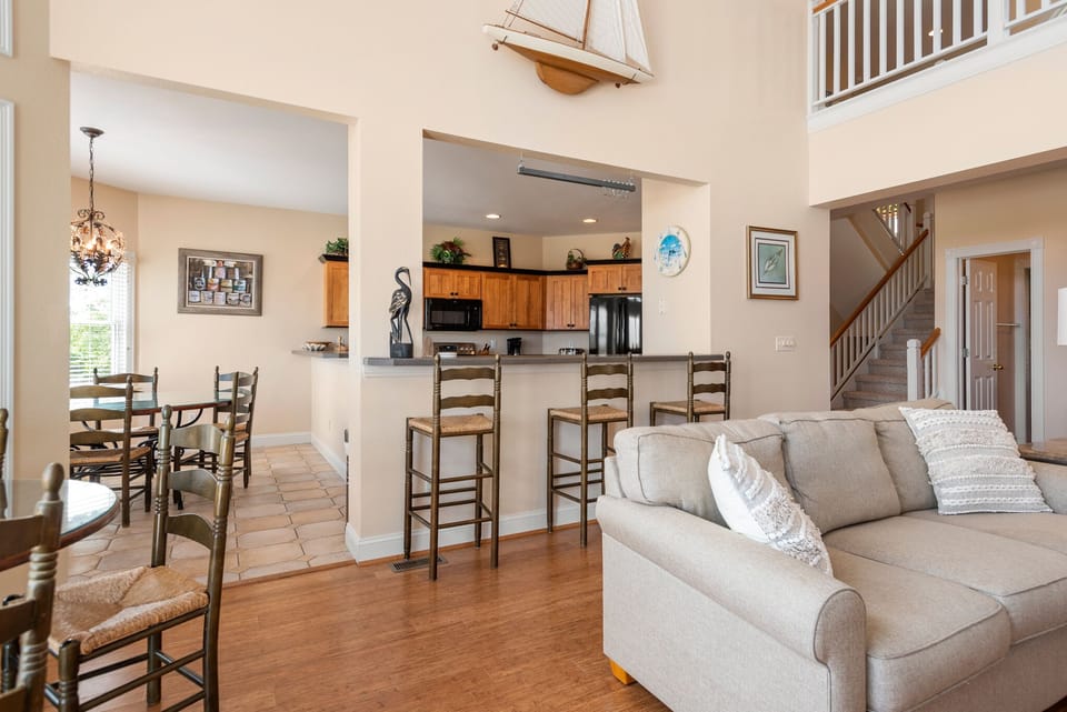 CC205: After Dune Delight | Bottom Level Living Area and Kitchen