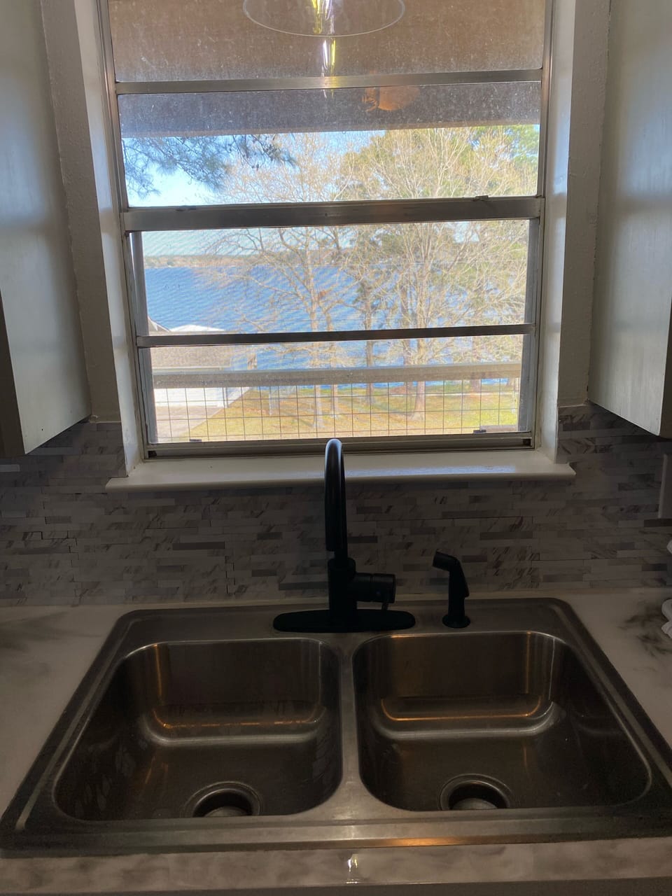 Your view if you choose to do dishes!