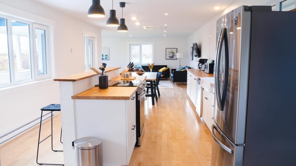 The house has lots of space and gets great natural light from all angles.