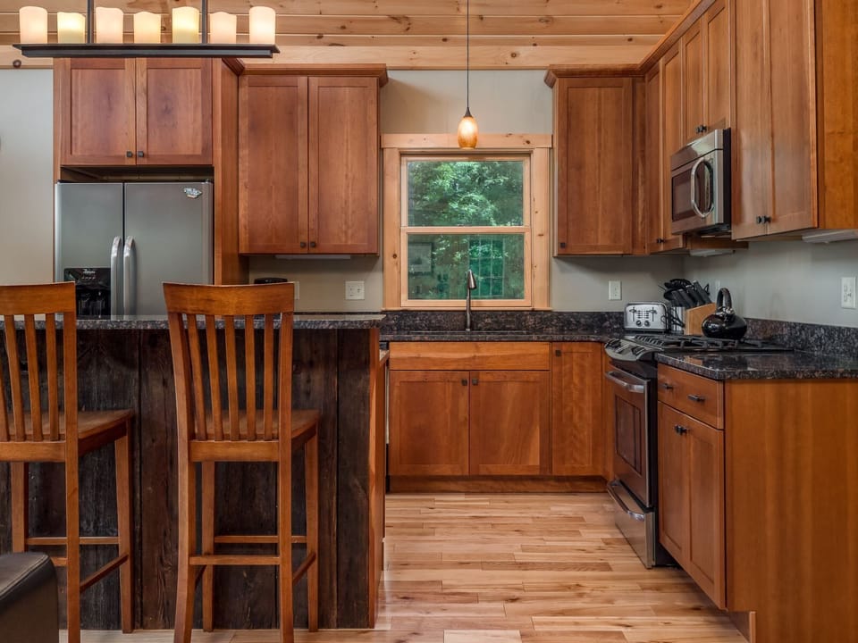 Kitchen with island