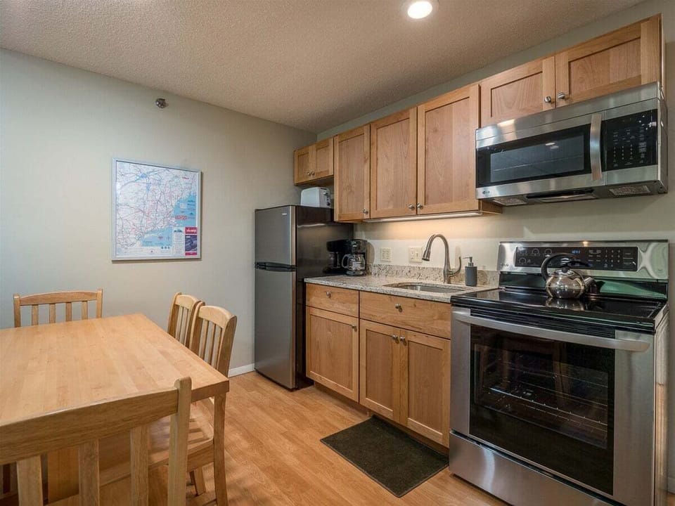 Dining and kitchen area