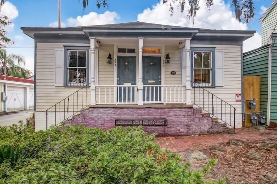 Private entrance to your half of duplex