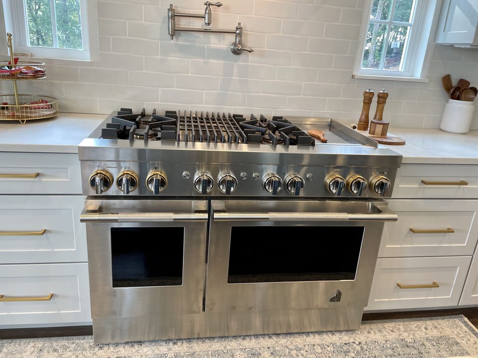 All professional chefs dream of a range like this!