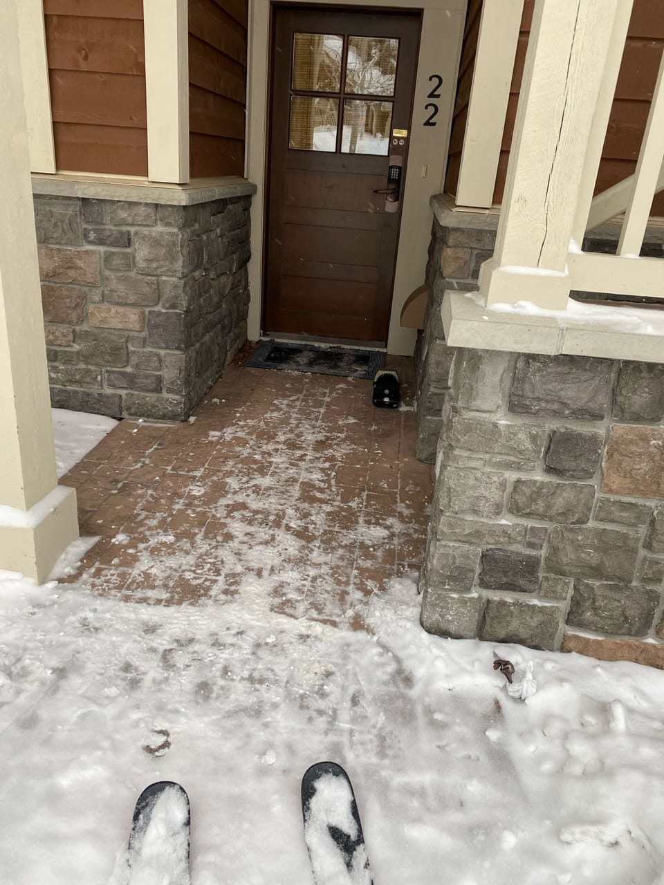 Almost right to the front door!!