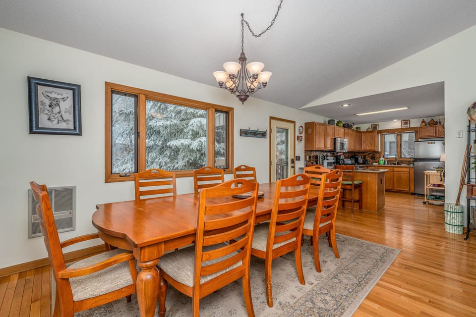 Feed the whole family in your spacious dining room and full kitchen!
